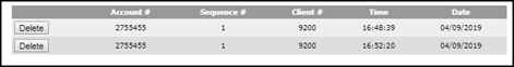 PT session list with green-highlighted rows for active sessions and red-highlighted rows for depleted session buckets