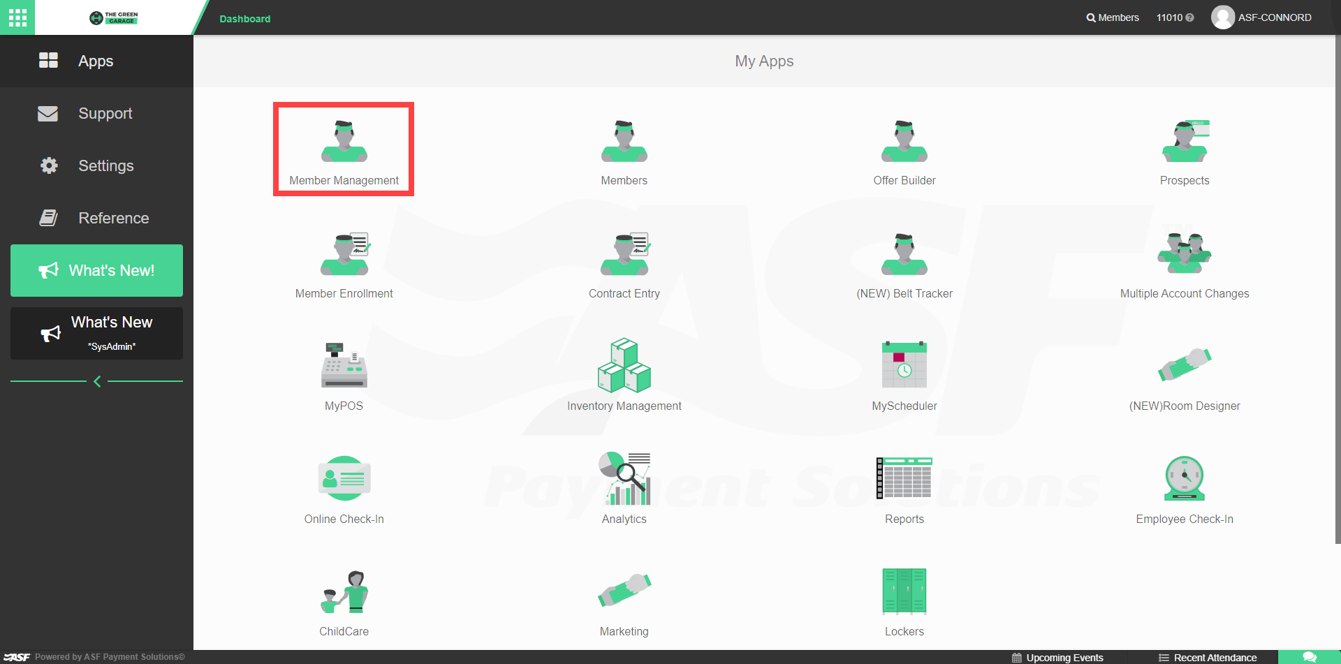 Member Management search interface used to locate the member whose preferences will be updated.