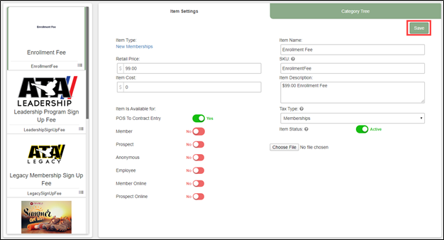 Inventory Adjustments tab with new quantity field and note entry before saving a count correction.