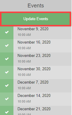 Validate Changes button in the multi-event editor for checking conflicts before applying edits.