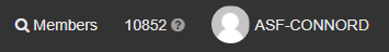 Top right of My Club Business with the Quick Member Search magnifying glass icon highlighted.