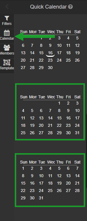 My Scheduler Overview section showing scheduled events in a daily grid view with trainer columns.
