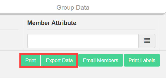 Print and Export Data options on the Returns report for generating PDF or Excel output.