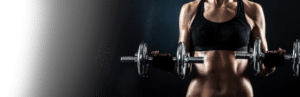 Woman Lifting Dumbells